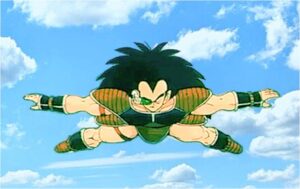 Raditz is so fast that neither Goku or Piccolo are able to dodge him.
