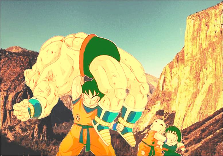 Goku crippled Nappa in trying to save Gohan and Krillin.