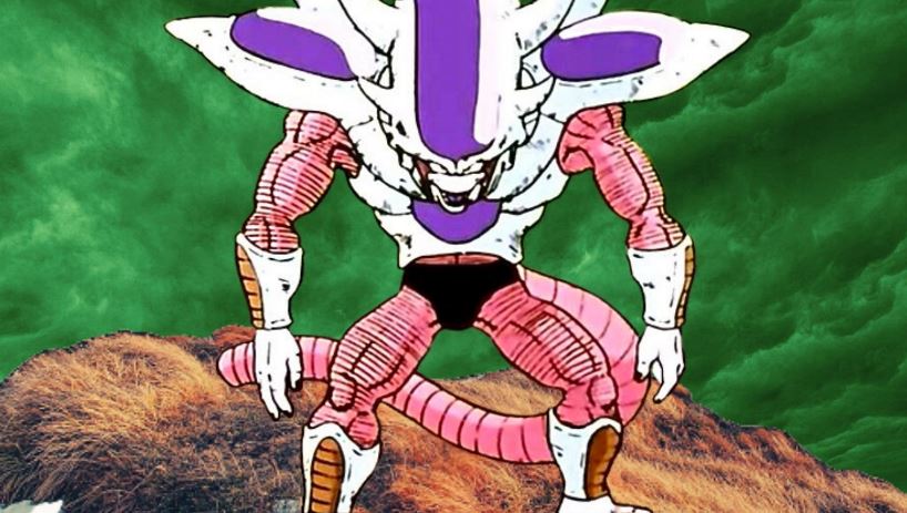 Frieza transforming to the next level