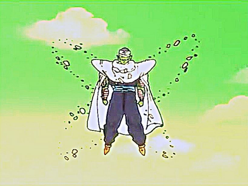 Piccolo merged and powered up after fusing with Nail